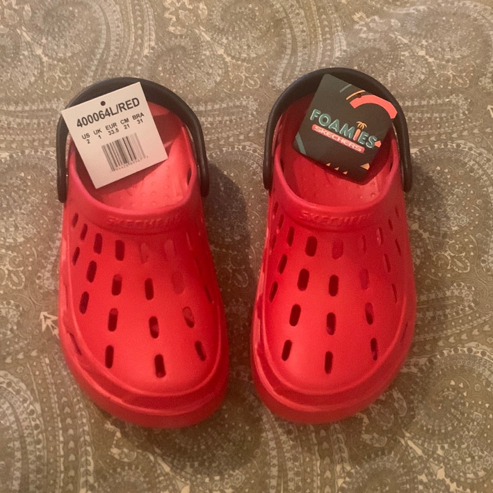 Kids Crocs Sketchers - Brand New In Box.